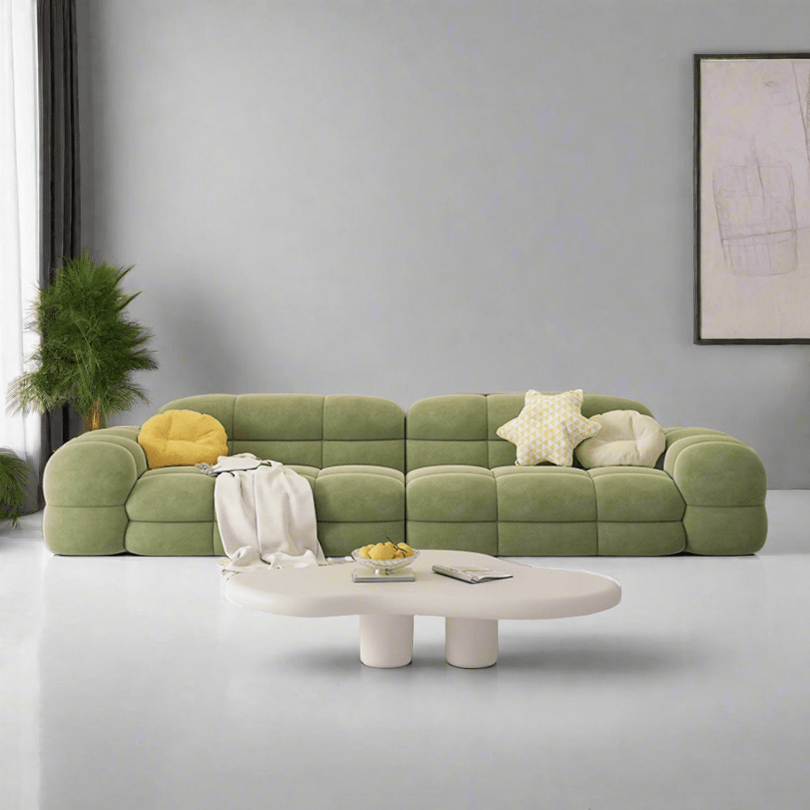 Bubble Puff Italian Sofa – Ultra-Comfortable Modern Lounge Seating-MinimalisticDecor.com