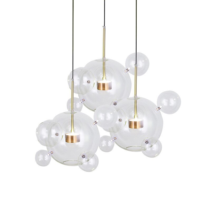 Bubbles Glass Chandelier – Elegant Lighting with a Modern Twist-MinimalisticDecor.com