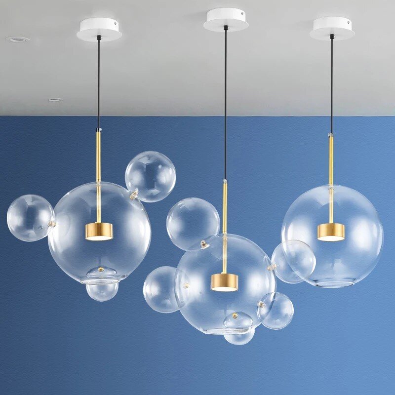 Bubbles Glass Chandelier – Elegant Lighting with a Modern Twist-MinimalisticDecor.com