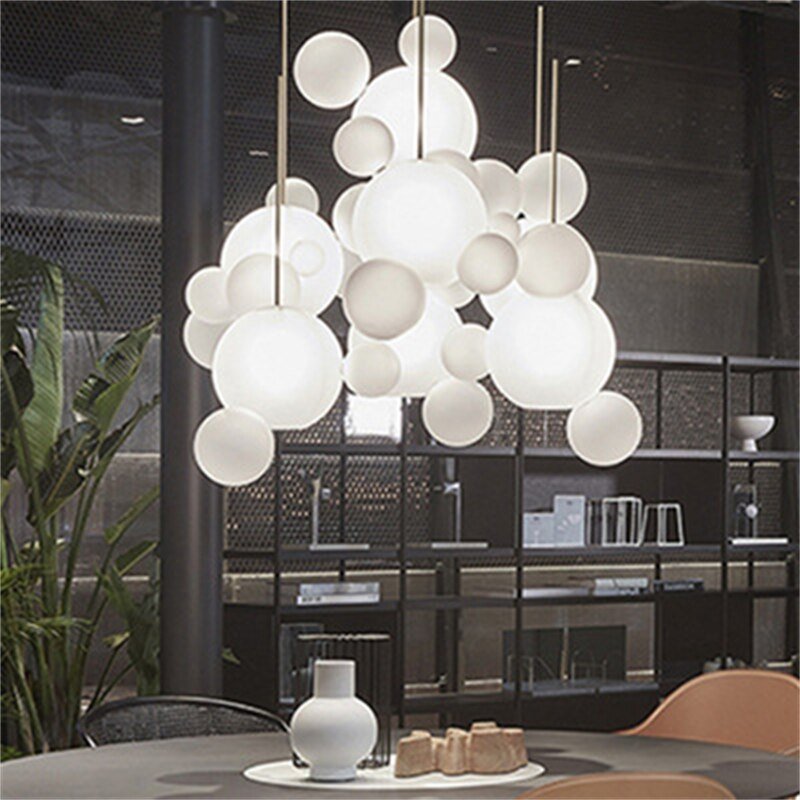 Bubbles Glass Chandelier – Elegant Lighting with a Modern Twist-MinimalisticDecor.com