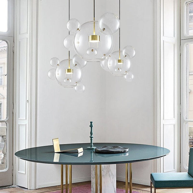 Bubbles Glass Chandelier – Elegant Lighting with a Modern Twist-MinimalisticDecor.com