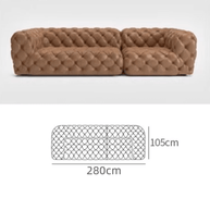Buckle Chesterfield Sofa Set – Classic Tufted Design-MinimalisticDecor.com