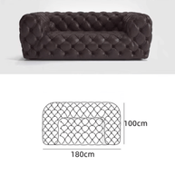 Buckle Chesterfield Sofa Set – Classic Tufted Design-MinimalisticDecor.com
