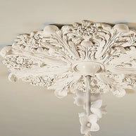 Calderone Resin Ring Ceiling Chandelier – Semi-Flush Mount Iron Resin Light-MinimalisticDecor.com
