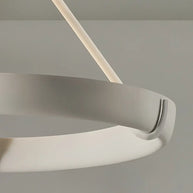 Calderone Resin Ring Ceiling Chandelier – Semi-Flush Mount Iron Resin Light-MinimalisticDecor.com
