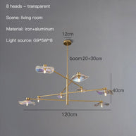 Calla LED Chandelier: Beautiful Lighting Solution-MinimalisticDecor.com