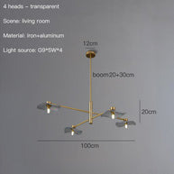 Calla LED Chandelier: Beautiful Lighting Solution-MinimalisticDecor.com