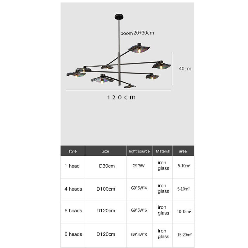 Calla LED Chandelier: Beautiful Lighting Solution-MinimalisticDecor.com