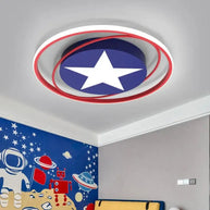 Captain America Ceiling Light for Kids Room-MinimalisticDecor.com