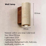 Cave Stone Ring Pendant Chandelier – Polished Steel & Yellow Stone Finish-MinimalisticDecor.com