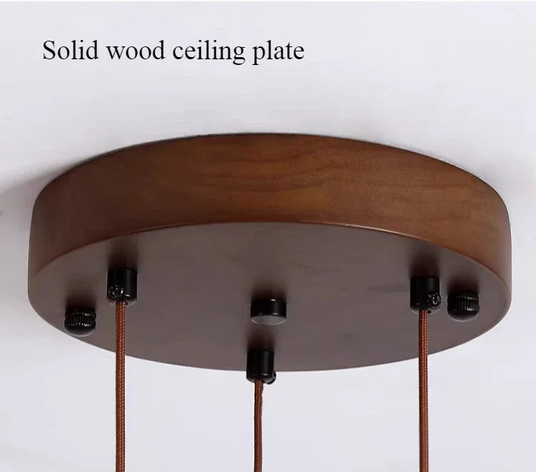 Cave Stone Ring Pendant Chandelier – Polished Steel &amp; Yellow Stone Finish-MinimalisticDecor.com