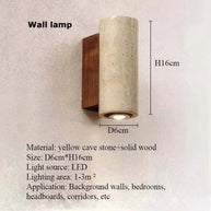 Cave Stone Ring Pendant Chandelier – Polished Steel & Yellow Stone Finish-MinimalisticDecor.com