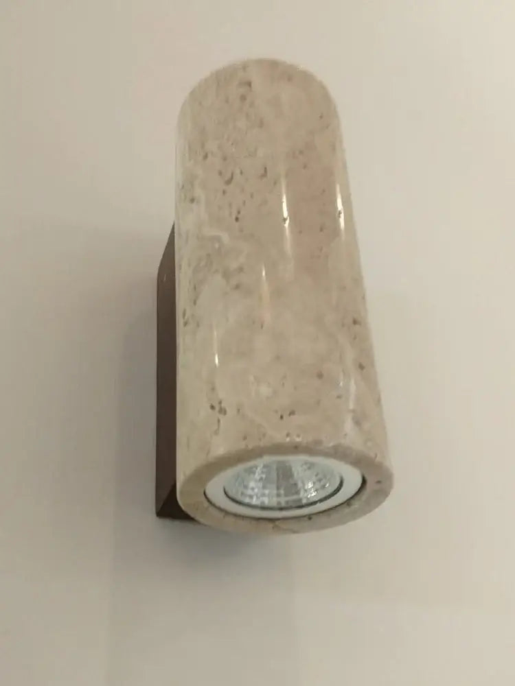 Cave Stone Ring Pendant Chandelier – Polished Steel &amp; Yellow Stone Finish-MinimalisticDecor.com