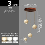 Ceramic Globe LED Staircase Chandelier Pendant Light-MinimalisticDecor.com