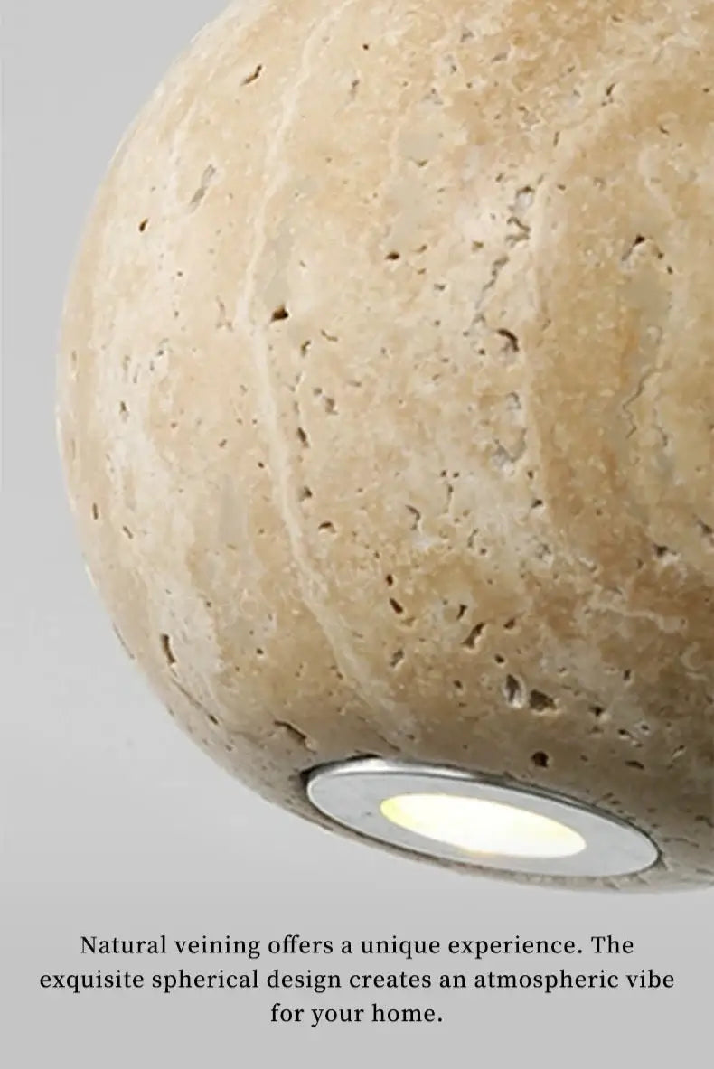 Ceramic Globe LED Staircase Chandelier Pendant Light-MinimalisticDecor.com