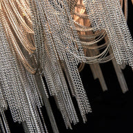 Chain Chandelier: Elegant Lighting Fixture for Modern Spaces-MinimalisticDecor.com