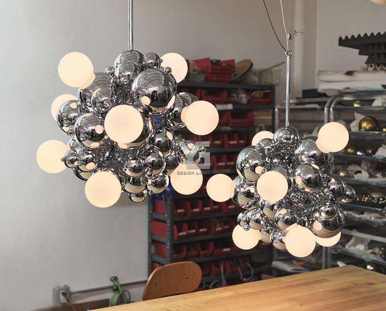 Chrome Bubble LED Pendant Light-MinimalisticDecor.com