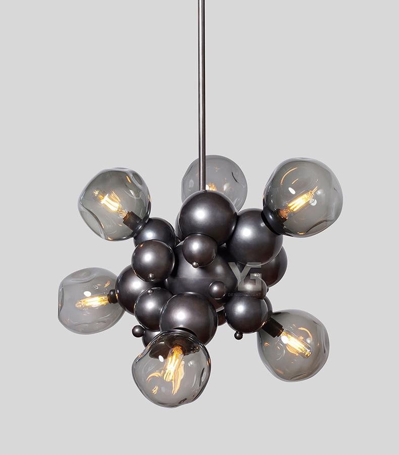 Chrome Bubble LED Pendant Light-MinimalisticDecor.com