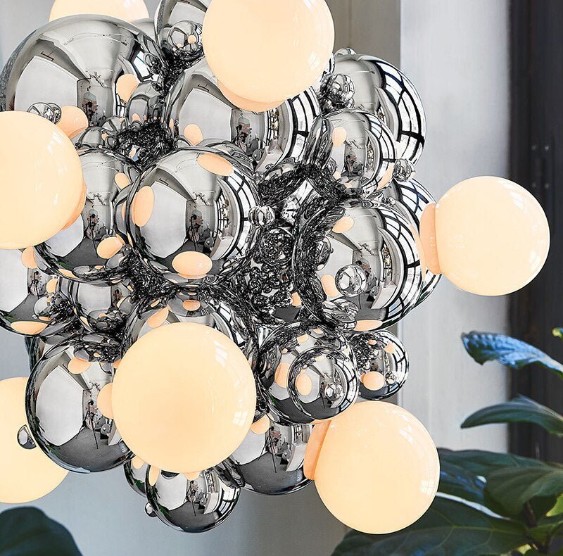 Chrome Bubble LED Pendant Light-MinimalisticDecor.com