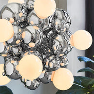 Chrome Bubble LED Pendant Light-MinimalisticDecor.com