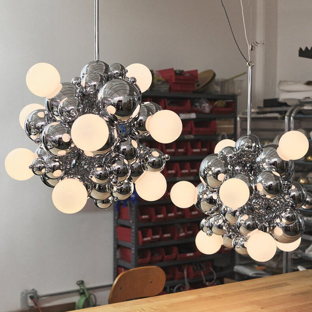 Chrome Bubble LED Pendant Light-MinimalisticDecor.com