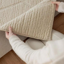 Circle Dunes 3D Diatom Silk Rugs for Living Room-MinimalisticDecor.com