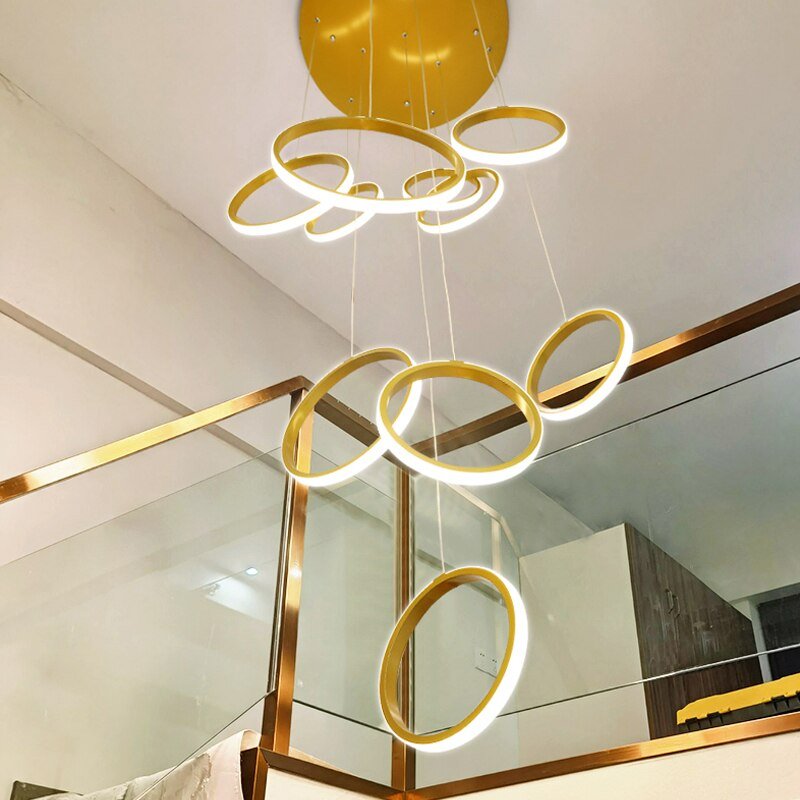 Circle Mingle LED Chandelier Light-MinimalisticDecor.com