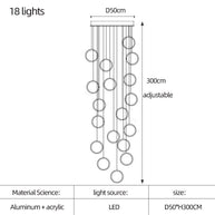Circle Mingle LED Chandelier Light-MinimalisticDecor.com