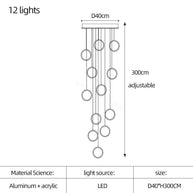 Circle Mingle LED Chandelier Light-MinimalisticDecor.com