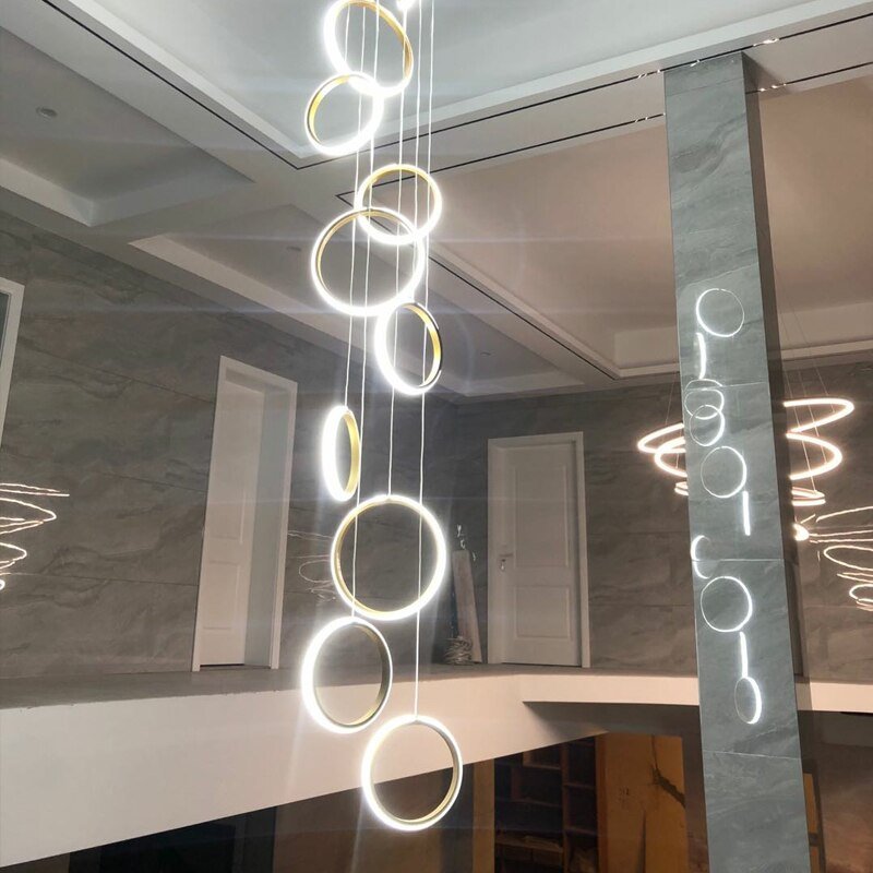 Circle Mingle LED Chandelier Light-MinimalisticDecor.com