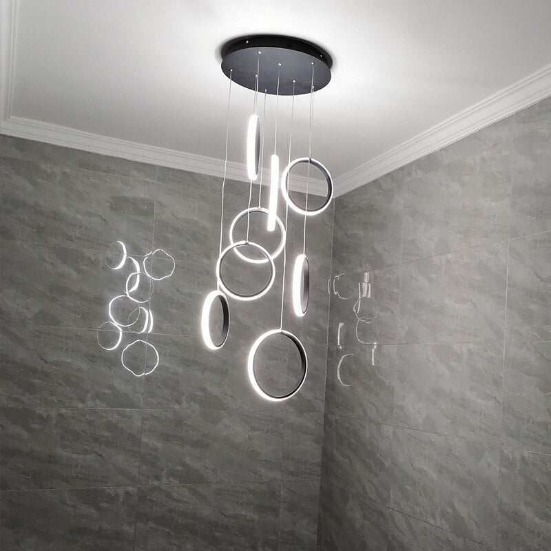 Circle Mingle LED Chandelier Light-MinimalisticDecor.com