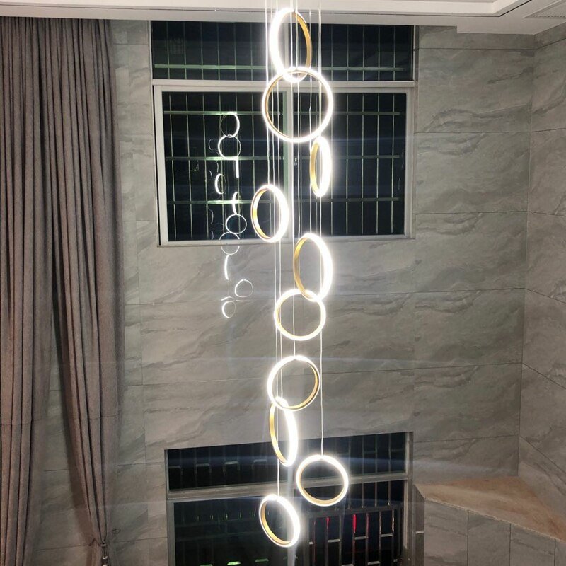 Circle Mingle LED Chandelier Light-MinimalisticDecor.com