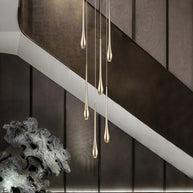 Circular Cone Circular Cone - Staircase Chandelier: Unique Ambience-MinimalisticDecor.com