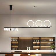 Circular Rings Kitchen Lightings: Stylish Fixtures-MinimalisticDecor.com