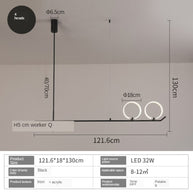 Circular Rings Kitchen Lightings: Stylish Fixtures-MinimalisticDecor.com