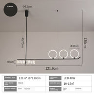 Circular Rings Kitchen Lightings: Stylish Fixtures-MinimalisticDecor.com