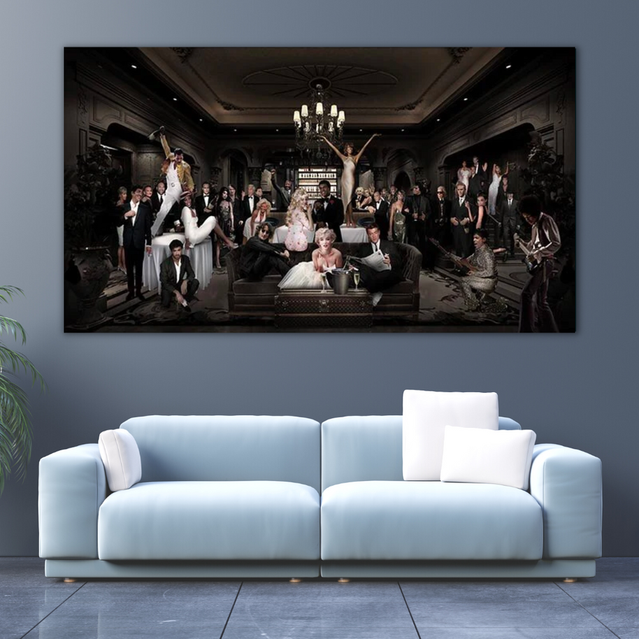 Classic Legends Characters Canvas Wall Art: Exquisite pieces-MinimalisticDecor.com