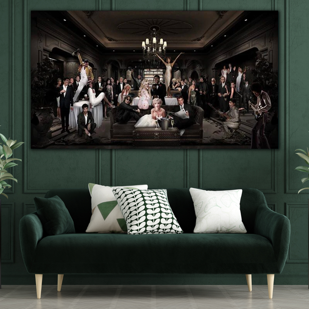 Classic Legends Characters Canvas Wall Art: Exquisite pieces-MinimalisticDecor.com