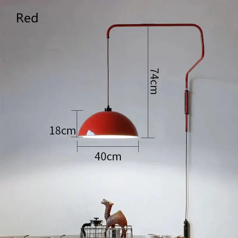 Classic Long Arm Adjustable Pendant Wall Light-MinimalisticDecor.com
