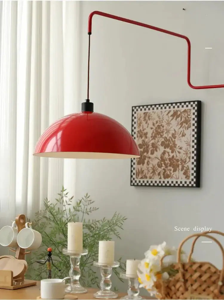 Classic Long Arm Adjustable Pendant Wall Light-MinimalisticDecor.com