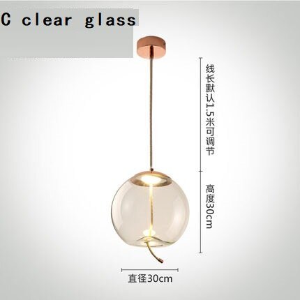 Clear Glass Pendant Light for Captivating Ambiance-MinimalisticDecor.com