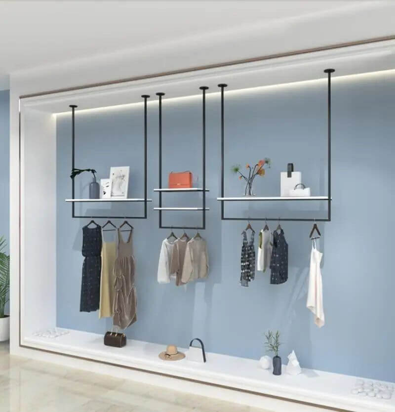 Clothing Display Rack Wall Suspender-MinimalisticDecor.com