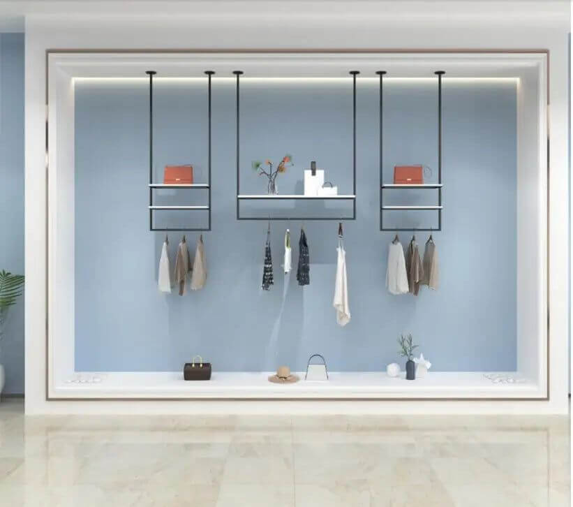 Clothing Display Rack Wall Suspender-MinimalisticDecor.com