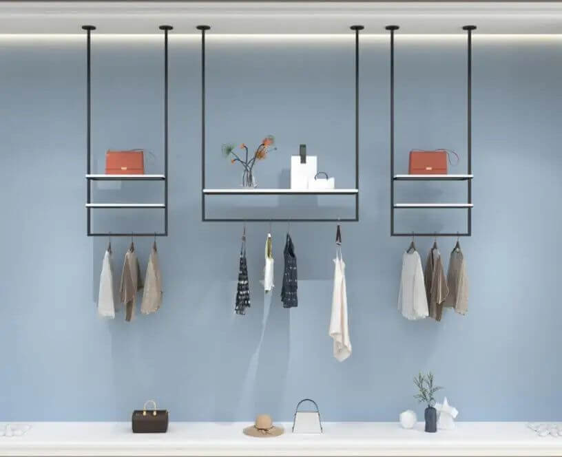 Clothing Display Rack Wall Suspender-MinimalisticDecor.com