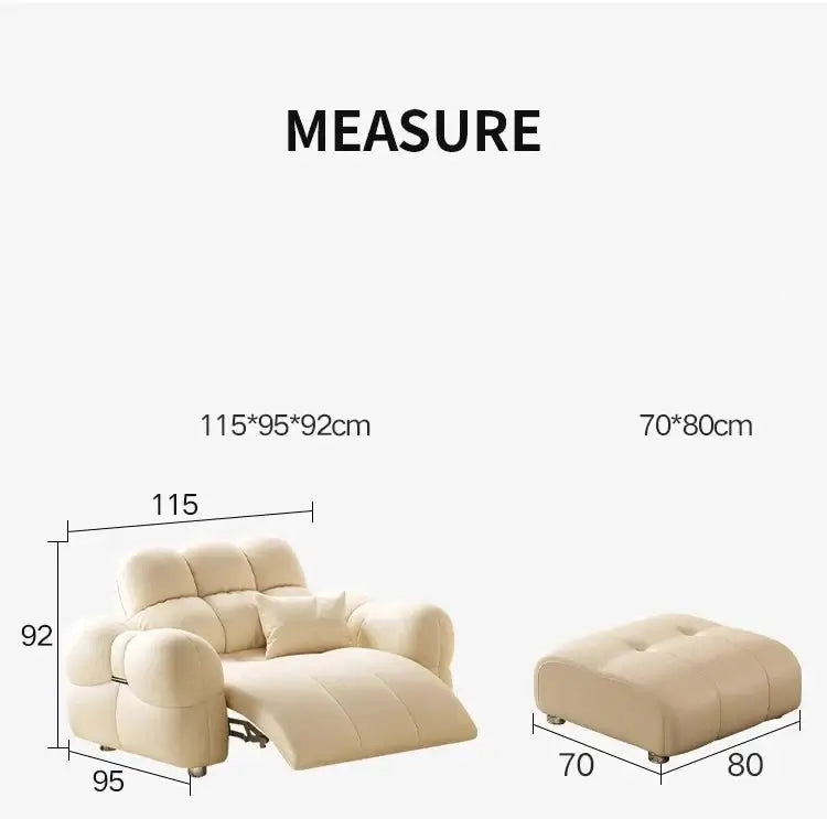 Cloud Lazy Puff Extendable Large Sofa-MinimalisticDecor.com