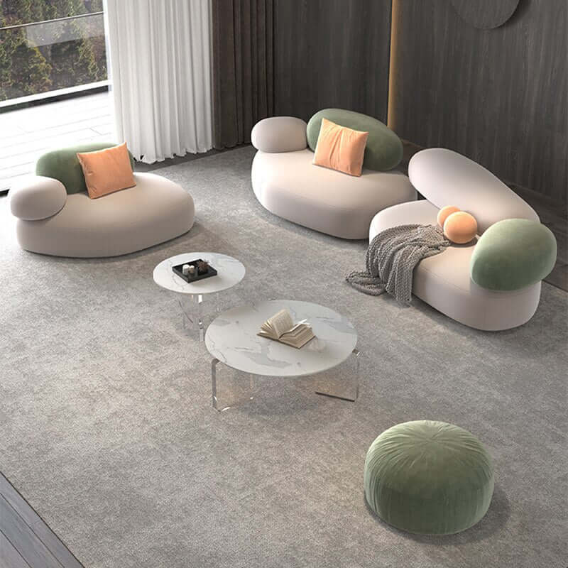 Cloud Puff Designer Sofa Set: Show-Stopping Furniture-MinimalisticDecor.com