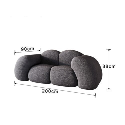 Cloud-Shaped Designer Sofa – Ultra-Plush Modern Luxury Seating-MinimalisticDecor.com
