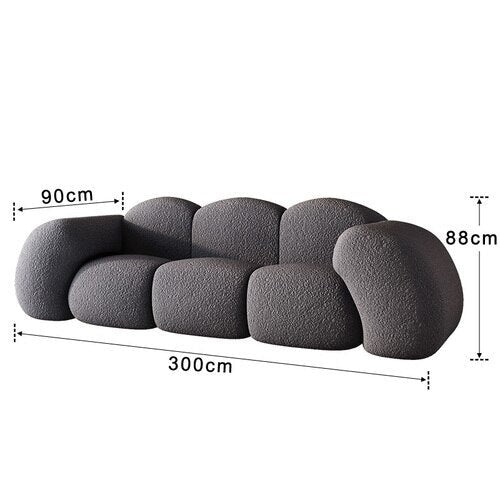 Cloud-Shaped Designer Sofa – Ultra-Plush Modern Luxury Seating-MinimalisticDecor.com