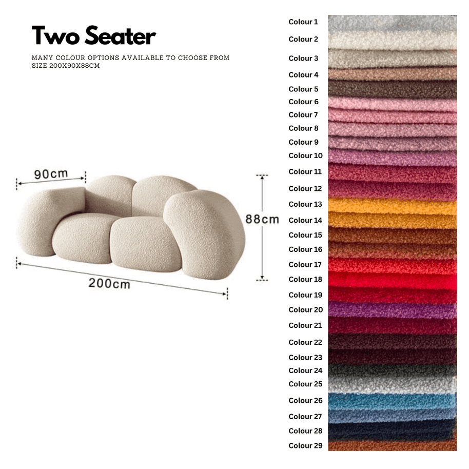 Cloud-Shaped Designer Sofa – Ultra-Plush Modern Luxury Seating-MinimalisticDecor.com