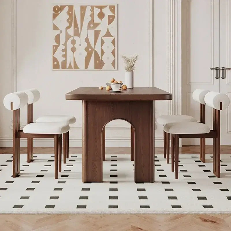 Comedor Classic Dining Table Set – Wooden Modern Dining Room Furniture-MinimalisticDecor.com